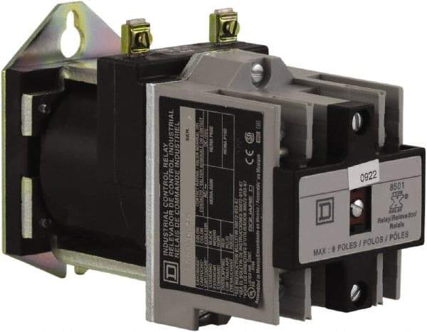 Square D - 4NO, 600 VAC Control Relay - Panel Mount - Benchmark Tooling