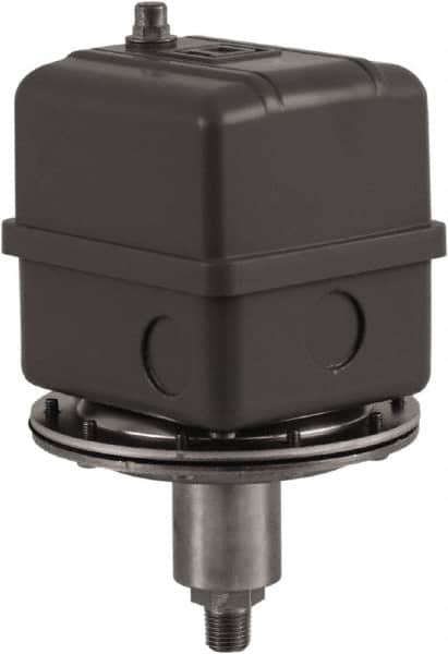 Square D - 1 NEMA Rated, DPST, 3 inHg to 8 inHg, Vacuum Switch Pressure and Level Switch - Adjustable Pressure, 480 VAC, Screw Terminal - Benchmark Tooling