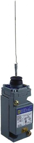 Square D - DPDT, 2NC/2NO, 600 Volt Screw Terminal, Cat Whisker Actuator, General Purpose Limit Switch - 1, 2, 4, 6, 12, 13, 6P NEMA Rating, IP67 IPR Rating - Benchmark Tooling