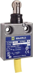 Square D - SPDT, NC/NO, 240 VAC, Prewired Terminal, Roller Plunger Actuator, General Purpose Limit Switch - 1, 2, 4, 6, 6P NEMA Rating, IP67 IPR Rating, 80 Ounce Operating Force - Benchmark Tooling