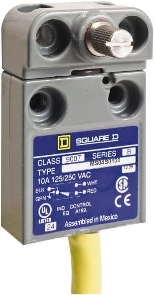 Square D - SPDT, NC/NO, 240 VAC, Prewired Terminal, Rotary Head Actuator, General Purpose Limit Switch - 1, 2, 4, 6, 6P NEMA Rating, IP67 IPR Rating - Benchmark Tooling