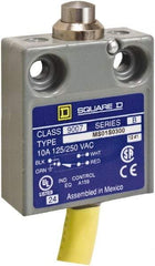 Square D - SPDT, NC/NO, Prewired Terminal, Plunger Actuator, General Purpose Limit Switch - 1, 2, 4, 6, 6P NEMA Rating, IP67 IPR Rating, 80 Ounce Operating Force - Benchmark Tooling