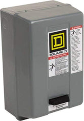 Square D - 220 Coil VAC at 50 Hz, 240 Coil VAC at 60 Hz, 27 Amp, NEMA Size 1, Nonreversible Enclosed Enclosure NEMA Motor Starter - 3 hp at 1 Phase, 1 Enclosure Rating - Benchmark Tooling
