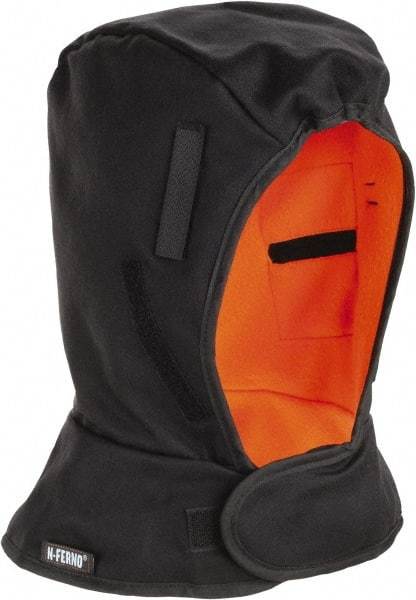 Ergodyne - Black, Underneath Hard Hat Winter Liner - Shoulder Length, 2 Layer - Benchmark Tooling