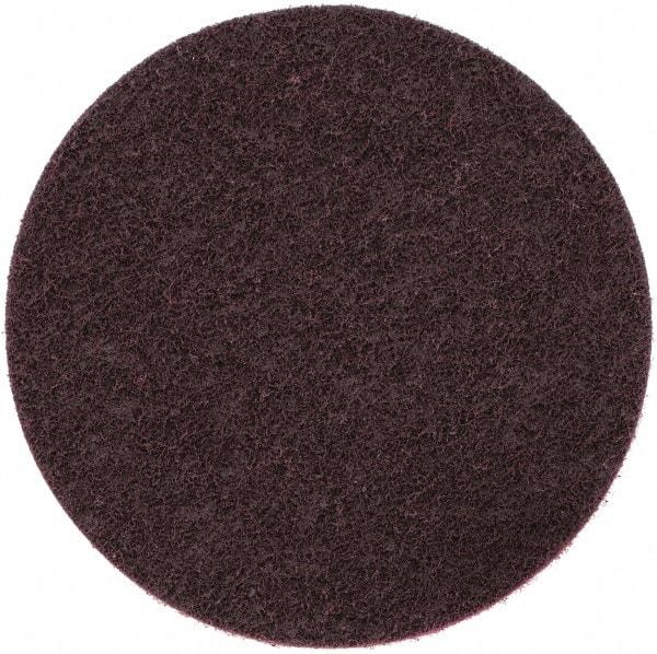 Merit Abrasives - 8" Diam, 80 Grit, Aluminum Oxide Hook & Loop Disc - Medium Grade, Nonwoven, - Benchmark Tooling