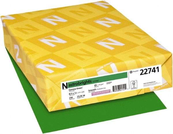 Neenah Paper - 8-1/2" x 11" Gamma Green Colored Copy Paper - Use with Inkjet Printers, Laser Printers, Copiers - Benchmark Tooling