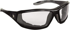 MCR Safety - Clear Lenses, Framed Safety Glasses - Anti-Fog, Scratch Resistant, Polycarbonate Frame, Size Universal, Wrap Around - Benchmark Tooling