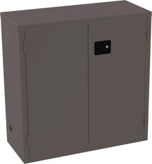 Jamco - 3 Shelf Security Storage Cabinet - Steel, 18" Wide x 43" Deep x 44" High, Gray - Benchmark Tooling