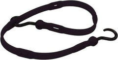 The Perfect Bungee - Adjustable Bungee Strap with Molded Nylon Hook End - 36" OAL, Black - Benchmark Tooling