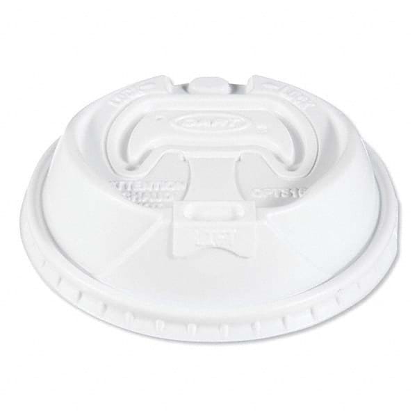 DART - Optima Reclosable Lids for Paper Hot Cups for 10-24 oz Cups, White, 1000/Carton - Benchmark Tooling