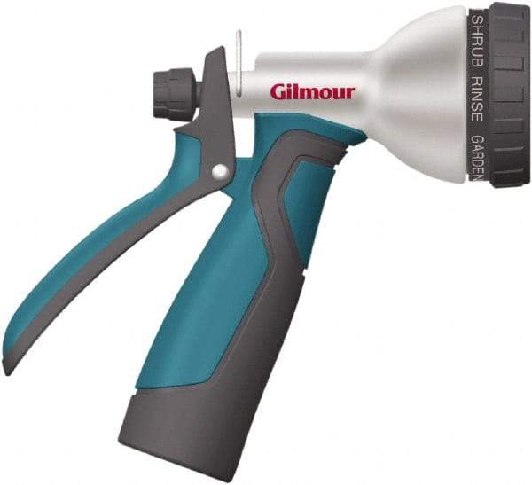 Gilmour - Garden Hose Rear Trigger Watering Nozzle - Aluminum, Zinc - Benchmark Tooling