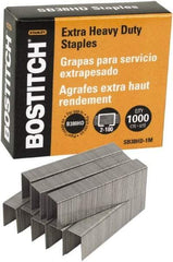 Stanley Bostitch - 0.19" Leg Length, Steel Heavy Duty Stapler Staples - 180 Sheet Capacity, For Use with Bostitch B380HD - Benchmark Tooling