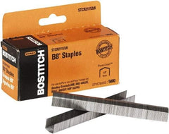 Stanley Bostitch - 0.38" Leg Length, Steel Standard Staples - 45 Sheet Capacity, For Use with Bostitch B8 Staplers - Benchmark Tooling