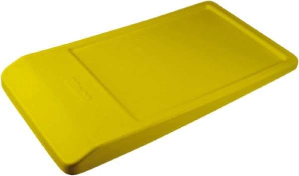 Remco - Yellow Polyethylene Tote Container - Nesting, 32" Long x 56" Wide x 4.3" High - Benchmark Tooling