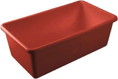 Remco - 149 Gal, 500 Lb Load Capacity Red Polyethylene Tote Container - Nesting, 46.8" Long x 26-1/2" Wide x 16.9" High - Benchmark Tooling