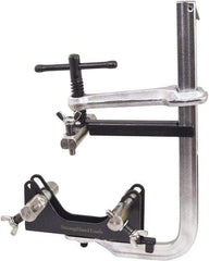 Strong Hand Tools - 3-1/2" Throat Depth, 4" Max Capacity, Standard Sliding Arm Clamp - 3 Lb Clamping Pressure - Benchmark Tooling