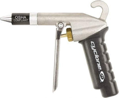 Legacy - 100 Max psi Quiet Safety Nozzle Pistol Grip Blow Gun - 1/4 NPT, 6-1/2" Tube Length - Benchmark Tooling