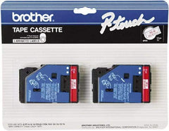 Brother - 1/2" Wide x 300" Long, Clear Tape Cassette - For Label Maker - Benchmark Tooling