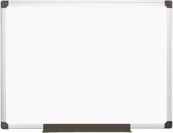 MasterVision - 36" High x 48" Wide Magnetic Dry Erase Board - Porcelain/Steel - Benchmark Tooling