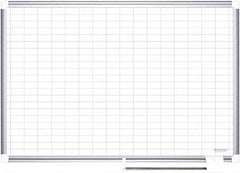 MasterVision - 48" High x 72" Wide Magnetic Dry Erase Calendar - Steel - Benchmark Tooling