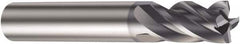 Sandvik Coromant - 12mm, 4 Flute, Single End, Solid Carbide, Corner Chamfer End Mill - 73mm OAL, Right Hand Flute, 16.5mm LOC, Right Hand Cut - Benchmark Tooling