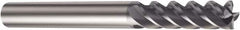 Sandvik Coromant - 12mm, 4 Flute, Solid Carbide, Corner Radius End Mill - 100mm OAL, 45° Helix, Right Hand Flute, 40mm LOC, Right Hand Cut - Benchmark Tooling