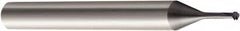 Sandvik Coromant - #6-32 UNC, 0.1024" Cutting Diam, 3 Flute, Solid Carbide Helical Flute Thread Mill - Internal Thread, 1.99mm LOC, 57mm OAL, 6mm Shank Diam - Benchmark Tooling