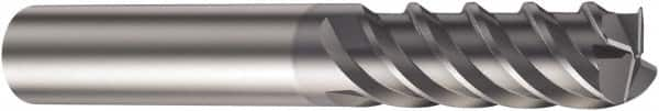 Sandvik Coromant - 8mm, 4 Flute, Single End, Solid Carbide, 1mm Corner Radius End Mill - 63mm OAL, Right Hand Flute, 20mm LOC, Right Hand Cut - Benchmark Tooling