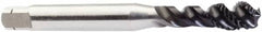 Sandvik Coromant - 7/8-14 UNF 4 Flute 3B Modified Bottoming Spiral Flute Tap - Powdered Metal, CoolTop Finish, 5.5118" OAL, Right Hand Flute, Right Hand Thread, Series CoroTap 300 - Benchmark Tooling