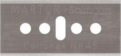 Martor USA - Carbon Steel, Replacement Blade - 1.53" Long - Benchmark Tooling