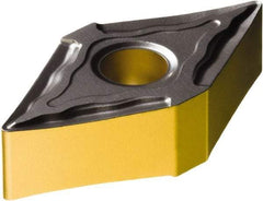 Sandvik Coromant - DNMG332 MF Grade 4315 Carbide Turning Insert - TiCN/AI2O3/TiN Finish, 55° Diamond, 3/8" Inscr Circle, 3/16" Thick, 1/32" Corner Radius - Benchmark Tooling