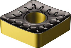 Sandvik Coromant - CNMM433 QR Grade 4305 Carbide Turning Insert - TiCN/AI2O3/TiN Finish, 80° Diamond, 1/2" Inscr Circle, 3/16" Thick, 3/64" Corner Radius - Benchmark Tooling