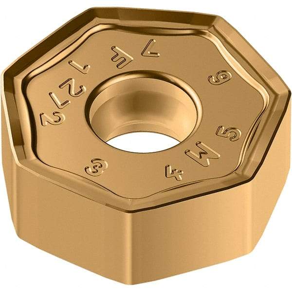 Walter - F27 Grade WKP35S Milling Insert - 4.6mm Thick, 14.5mm Inscribed Circle, 0.8mm Corner Radius - Benchmark Tooling