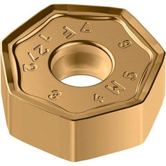Walter - F27 Grade WKP35S Milling Insert - 4.6mm Thick, 14.5mm Inscribed Circle, 0.8mm Corner Radius - Benchmark Tooling