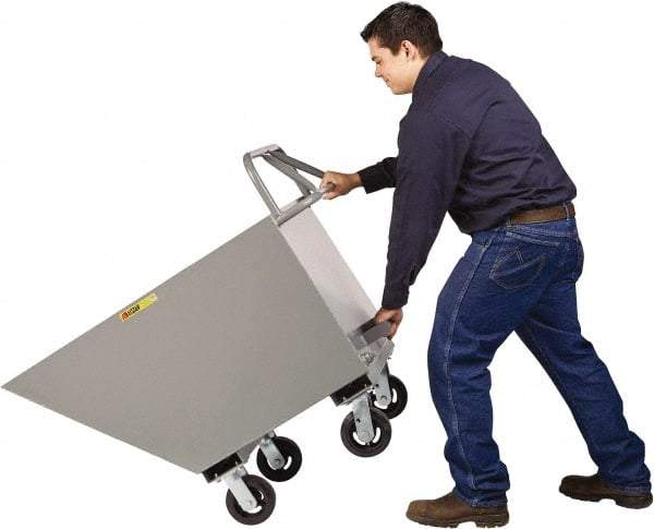 Little Giant - 2,000 Lb Load Capacity, 1/3 Cu Yd, Steel Tilt Truck - 24" Wide x 45" Long x 38" High - Benchmark Tooling