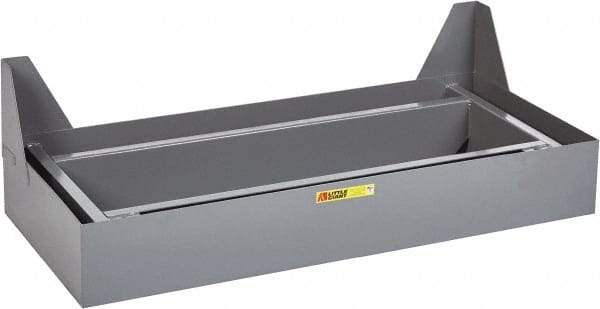 Little Giant - 25 Gal Sump, Steel Spill Deck or Pallet - 45-1/4" Long x 20-1/4" Wide x 13-1/4" High - Benchmark Tooling