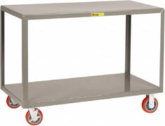 Little Giant - Mobile Table - Steel, Gray, 72" Long x 36" Deep x 34" High - Benchmark Tooling