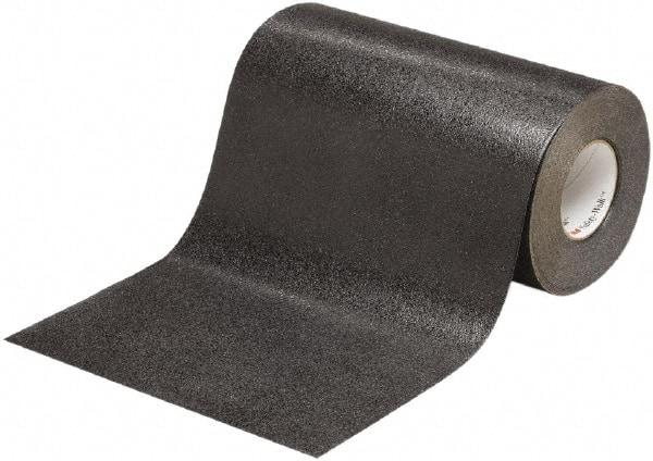 Ability One - Black Solid Color Anti-Slip Vinyl Tape - 24" Wide x 60' Long x 0.036" Thick, General Traffic - Benchmark Tooling