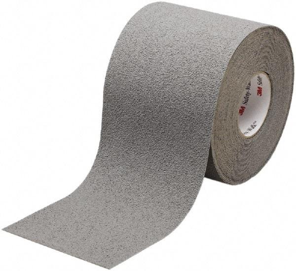 Ability One - Gray Solid Color Anti-Slip Vinyl Tape - 4" Wide x 60' Long x 0.045" Thick, General Traffic - Benchmark Tooling