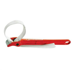 Rothenberger - 12" Max Pipe Capacity, 12" Long, Strap Wrench - 8" Actual OD, 12" Handle Length - Benchmark Tooling