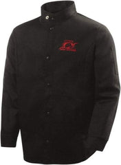 Steiner - Size S Flame Resistant/Retardant Jacket - Black, Cotton, Snaps Closure - Benchmark Tooling