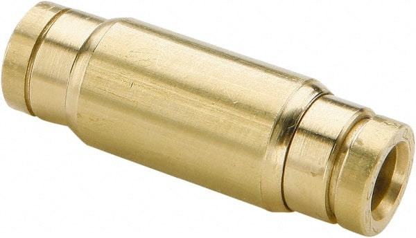 Push-To-Connect Tube to Tube Tube Fitting: 5/8″ OD Brass, 250 psi