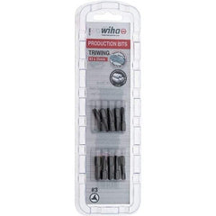 Wiha - 1/4" Drive, #3 Tri-Wing Screwdriver Bit - 1" OAL - Benchmark Tooling