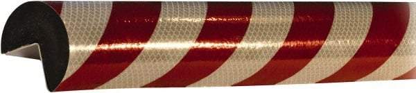 PRO-SAFE - Polyurethane Foam Type A+ Corner Guard - Red/White - Benchmark Tooling