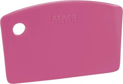 Remco - Stiff Polypropylene Straight Scraper Set - 5-1/4" Blade Width x 7.3" Blade Length, 2-1/2" Long Ergonomic Polypropylene Handle - Benchmark Tooling