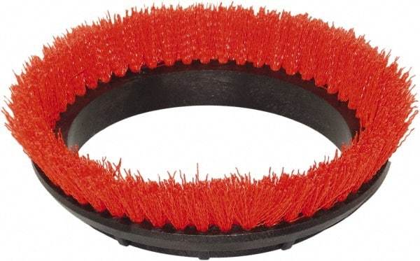 Bissell - Scrubbing Brush - 12" Machine, Orange Pad, Polyester - Benchmark Tooling