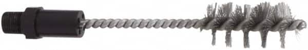 Value Collection - Blow Gun Steel Wire Brush - 1/4 NPT, 8-1/4" Long - Benchmark Tooling