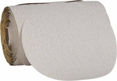 3M - 6" Diam, 120 Grit Aluminum Oxide Adhesive PSA Disc - Fine Grade, Reddish Brown, Film Backing, Flexible, Use with Random Orbital Sanders - Benchmark Tooling