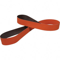 3M - 4" Wide x 132" OAL, 50 Grit, Ceramic Abrasive Belt - Ceramic, Coated, Series 984F - Benchmark Tooling