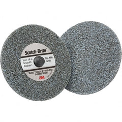 3M - 3" Disc Diam, Ceramic Quick Change Disc - Type R Attaching System, Coated, Medium Grade - Benchmark Tooling